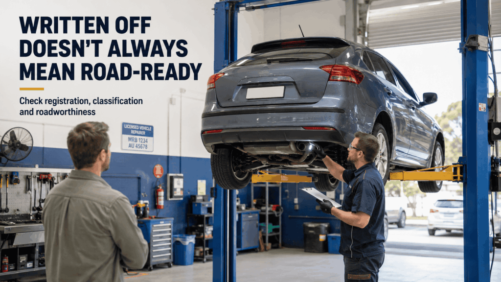 Statutory write-off vs repairable write-off