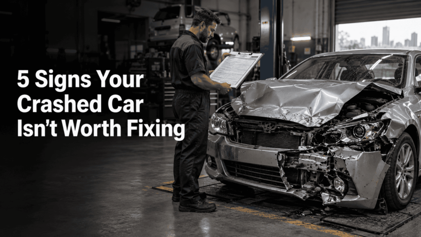 5 Signs Your Crashed Car Isn't Worth Fixing