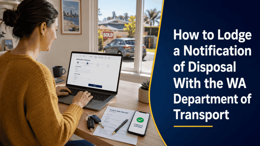 How to Lodge a Notification of Disposal With the WA Department of Transport
