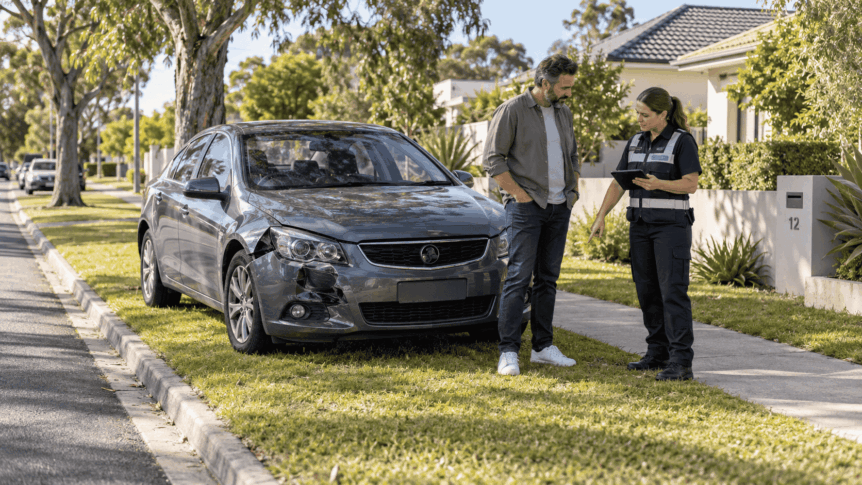 Storing a Damaged Car on Your Verge in Perth