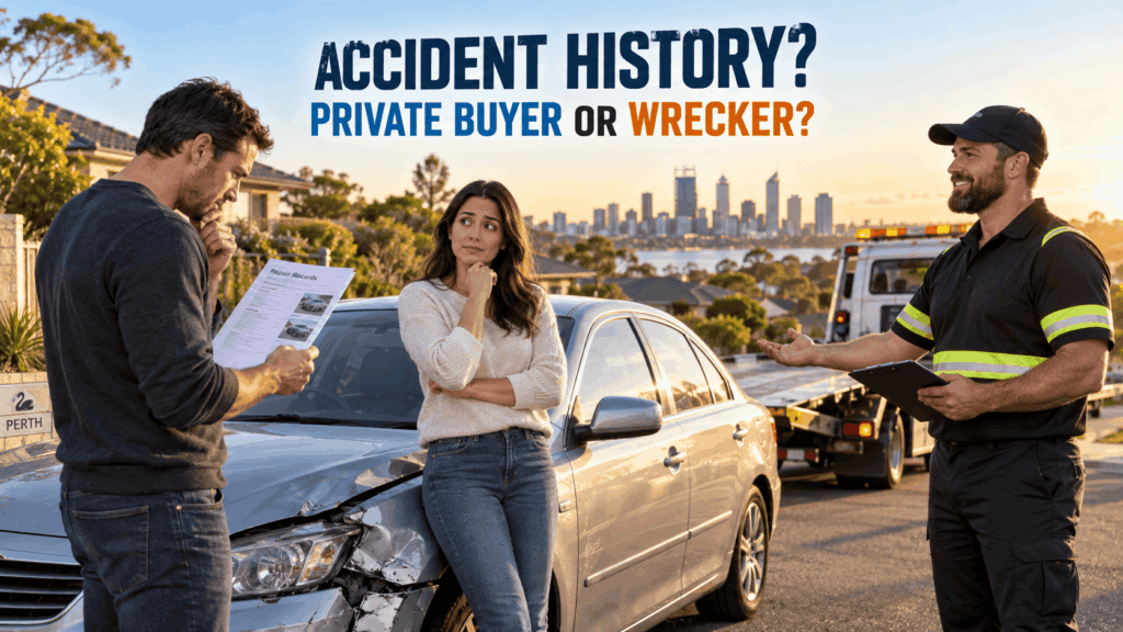 What a Perth wrecker looks at when pricing an accident-damaged car