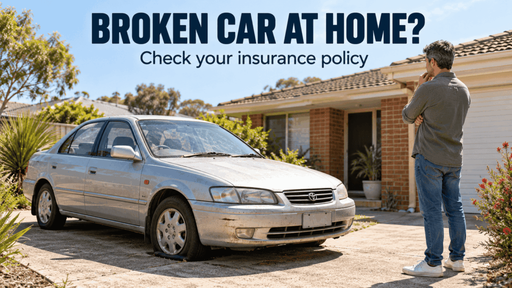 Home Insurance and a Broken-Down Car