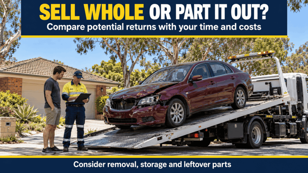 Is it legal to part out your own car in WA